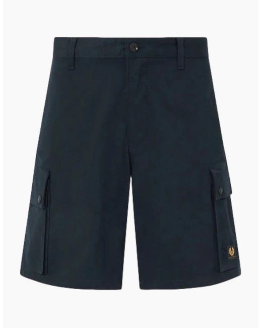 Belstaff Blue Route Cargo Short Dark Ink for men