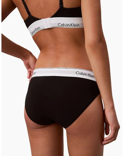 Calvin Klein White Icon Cotton Modal Bikini Brief