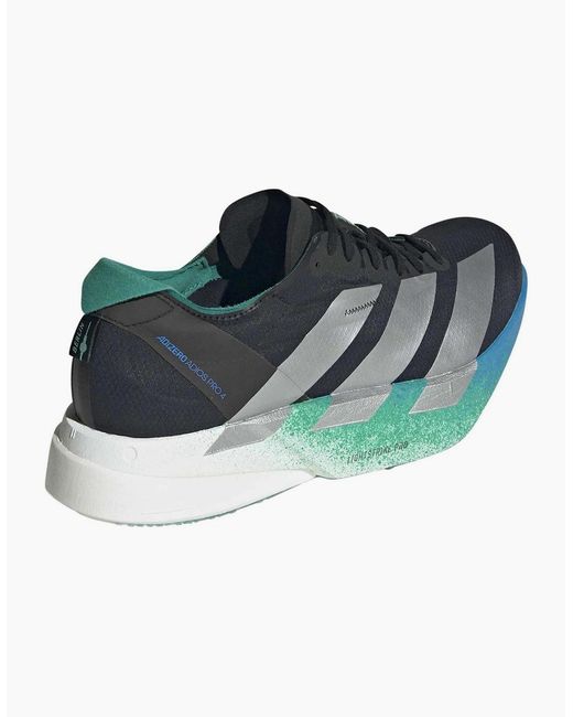 Adidas Blue Adizero Adios Pro 4 Track Running Shoes for men