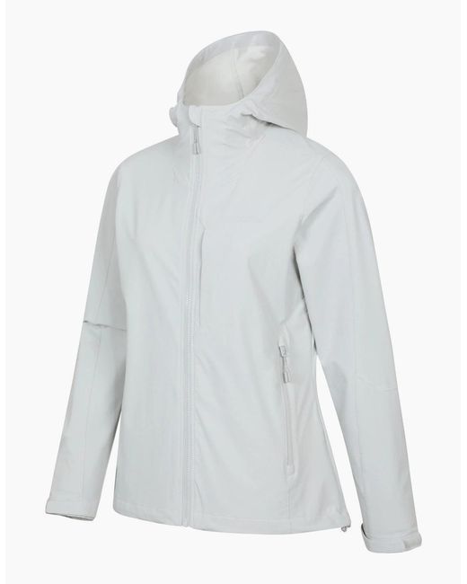 Mountain Warehouse White Ladies Retreat Packable Soft Shell Jacket