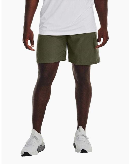 Under Armour Green Tech Wordmark Shorts for men