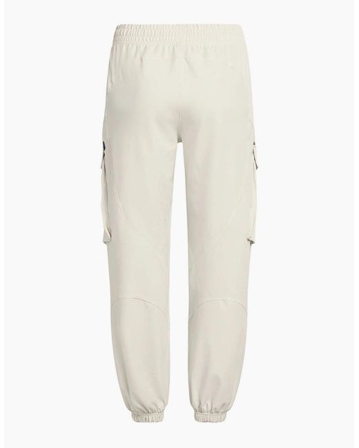 Under Armour White Unstoppable Closed Hem Jersey Joggers