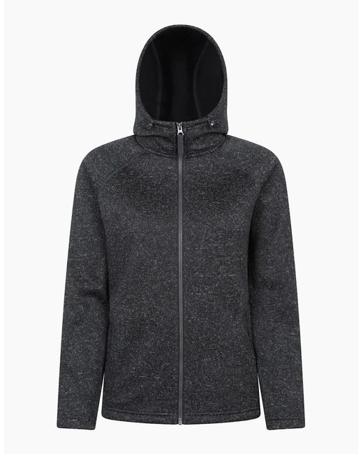 Mountain Warehouse Gray Ladies Nevis Full Zip Hoodie