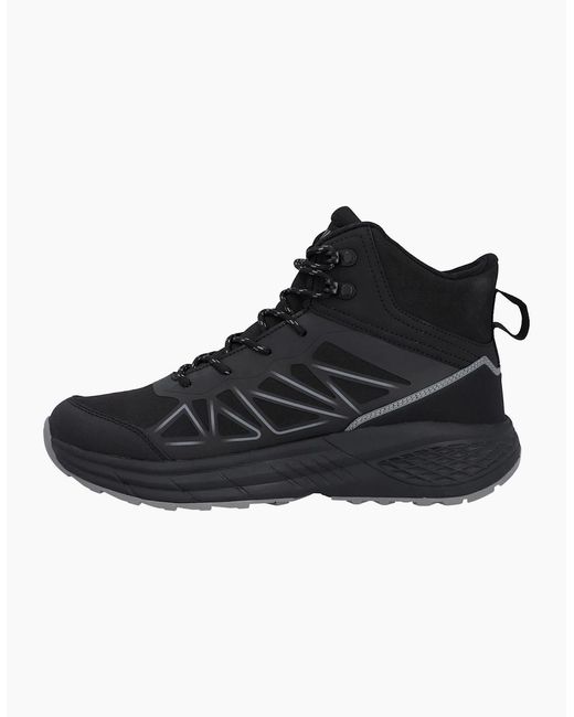 Hi-tec Black Litespeed Mid Polyester /Carbon Hiking Boots for men