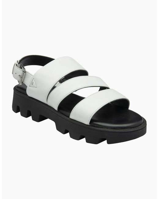 Lotus Black Xena Flatform Sandals