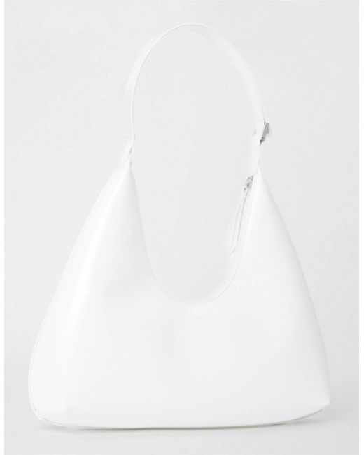 By Far White Leather Shoulder Bag