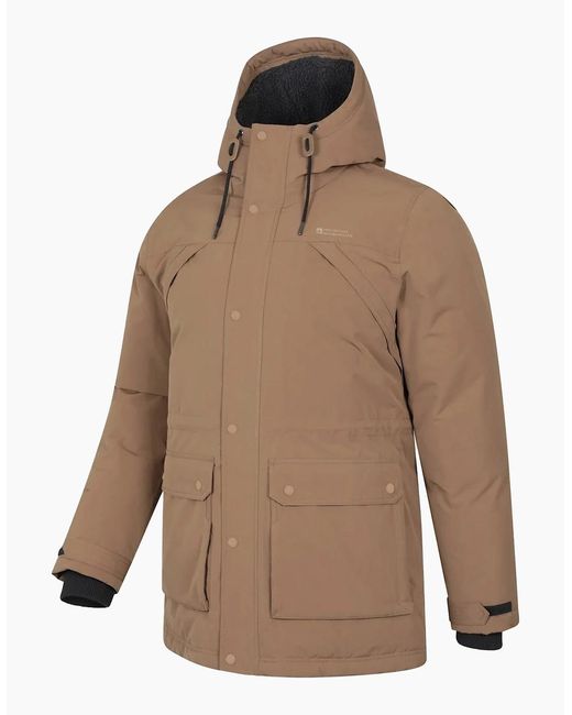 Mountain Warehouse Brown Marlow Waterproof Parka for men
