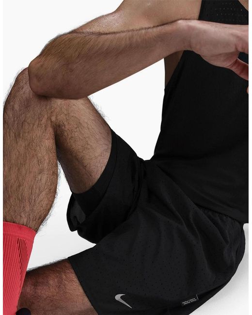 Nike Black Dri-Fit Breathe Running Shorts for men