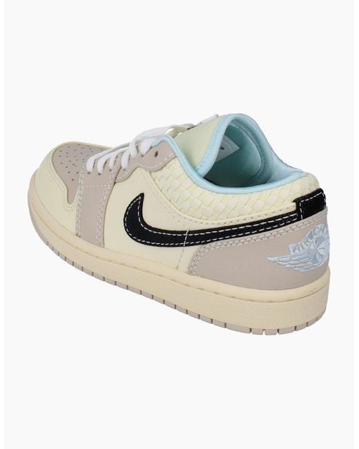 Nike White Air Jordan 1 Low Se Trainers Hq3440 101