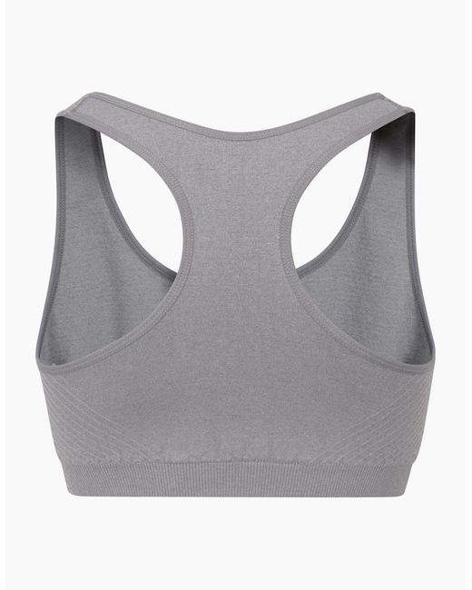 Mountain Warehouse Gray Ladies Anti-Chafe Seamless Sports Bra
