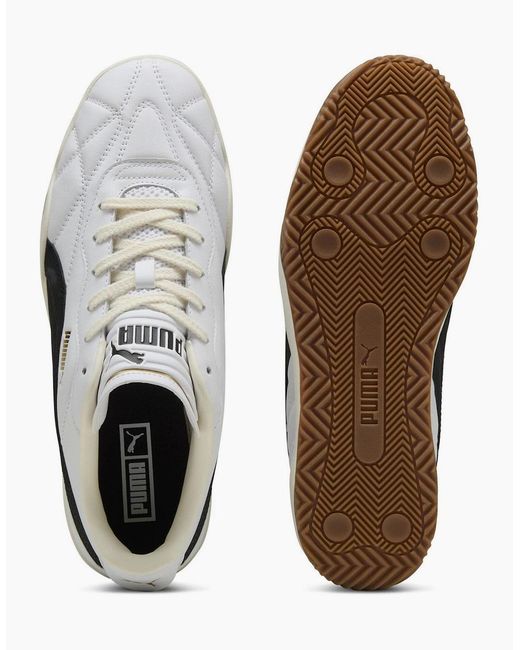 PUMA White Tifosi Lux Low Top Trainers for men