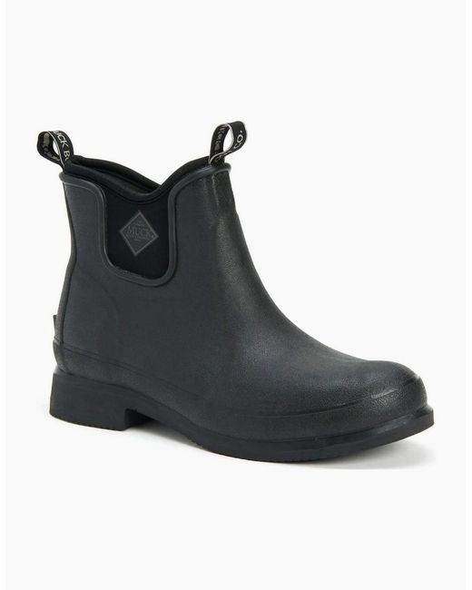 Muck Boot Black Wear Stable Yard Short Wellingtons