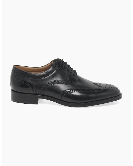 Loake Black Pangbourne Lace Up Formal Shoes for men