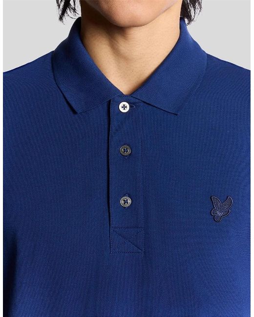 Lyle & Scott Blue Superfine Polo Shirt for men