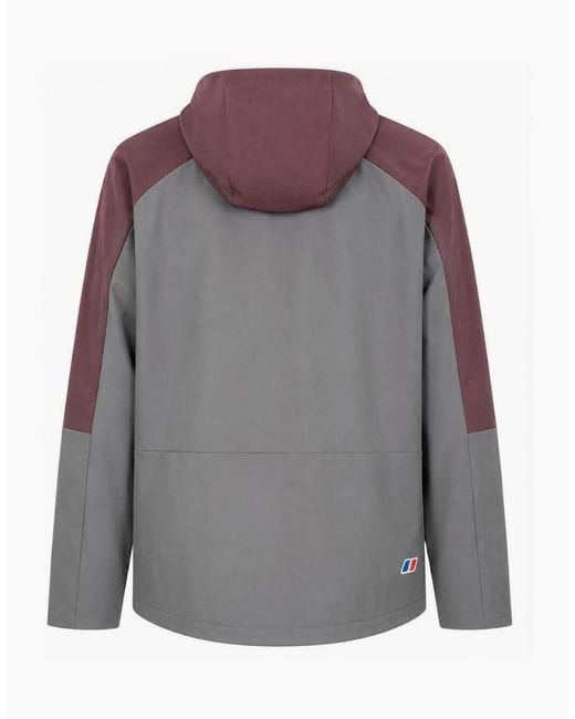 Berghaus Gray Burgundy/ Vantashell Jacket for men