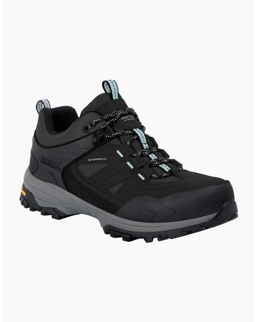 Regatta Black Ladies Regen Low Walking Shoes