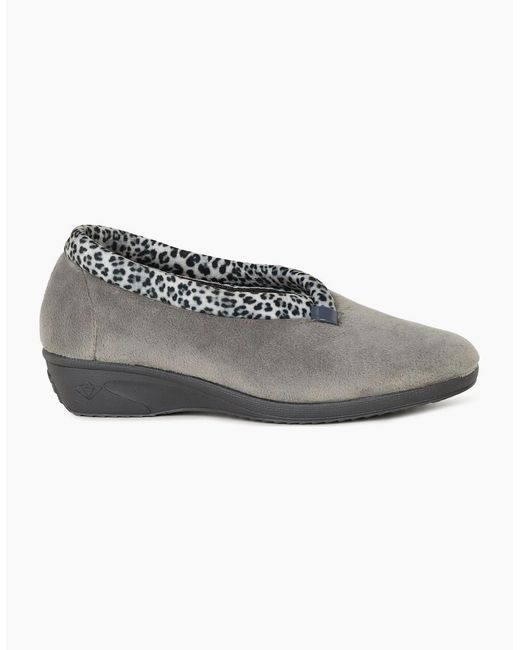Lunar Gray Paloma Full Slippers