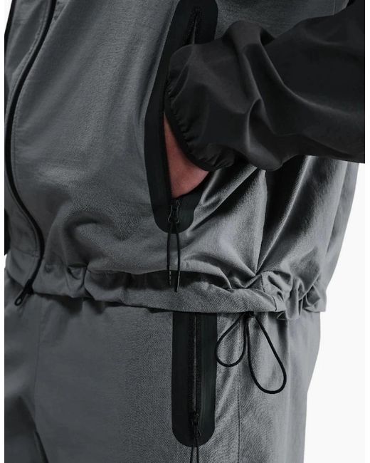 Nike Gray Tech Windrunner Woven Smoke Jacket for men