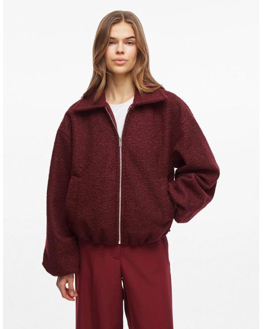 Vila Red Vijadas Bomber Jacket Cabernet