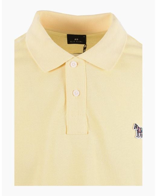 Paul Smith Yellow Reg Fit Polo for men