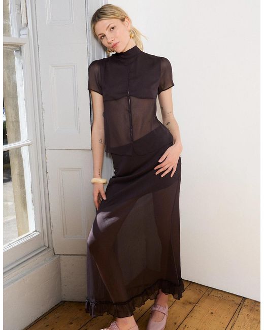No Emotions UK Black The Mia Skirt