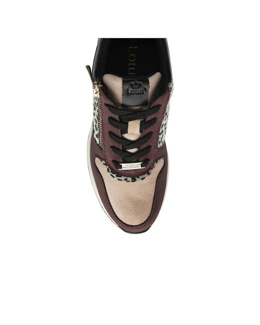 Lotus White Moore Trainers