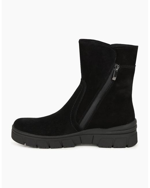Caprice Black Sara Ankle Boots