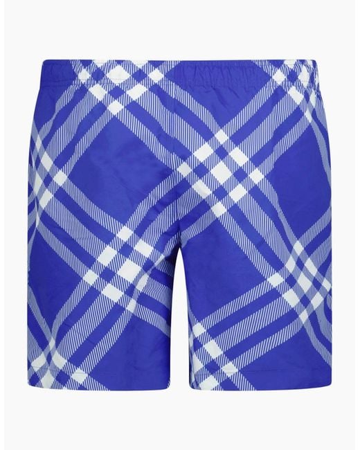 Burberry Blue Swim Shorts for men