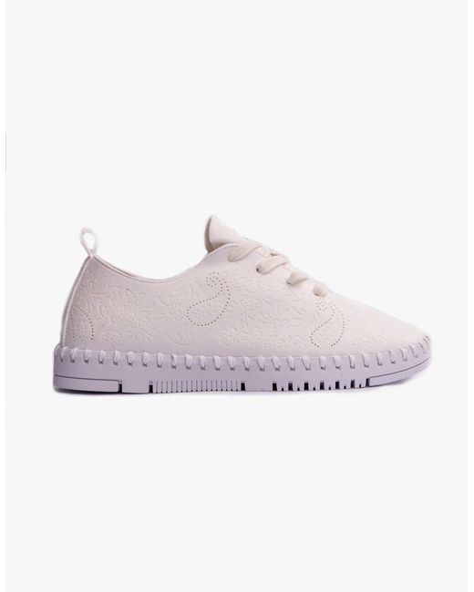 Lotus White Alicja Shoes