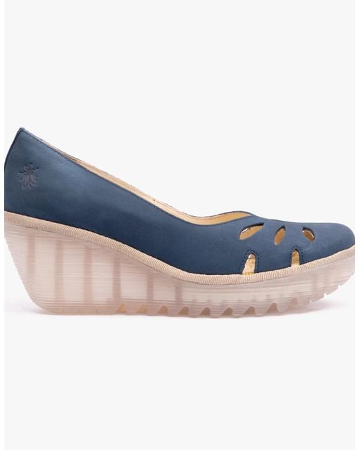 Fly London Blue Yubi480Fly Shoes