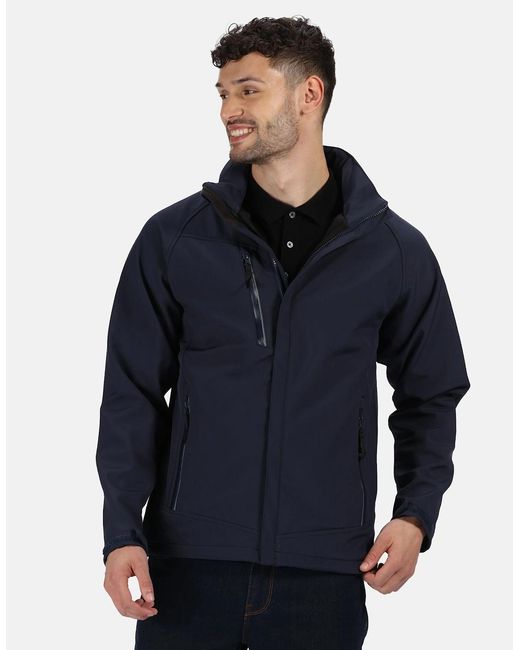 Regatta Blue Professional Soft Shell Jacket for men