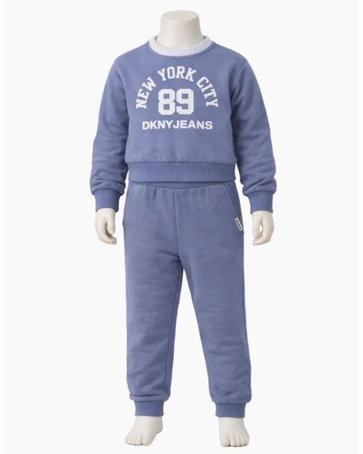 DKNY Blue Infants Lilac Two Piece Tracksuit for men