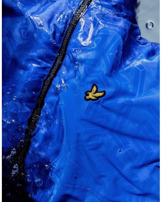 Lyle & Scott Blue Water Reactive Shell Jacket for men