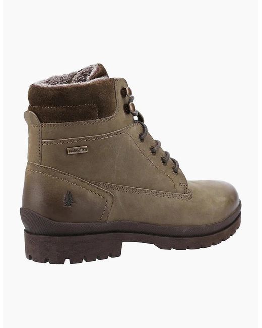 Hush Puppies Brown Annay Boots Khaki