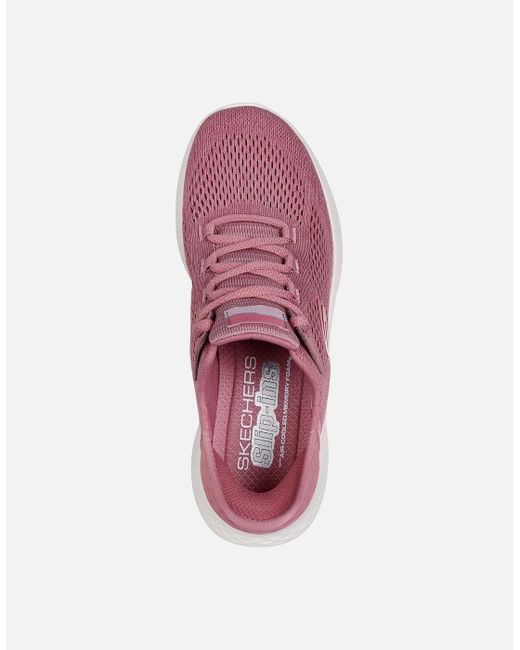 Skechers Pink Skech-Lite Pro Natural Trainer