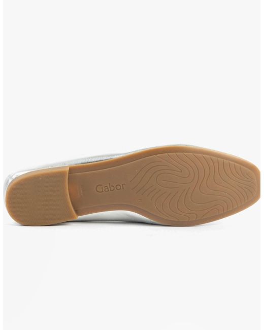 Gabor White Jackie Loafers