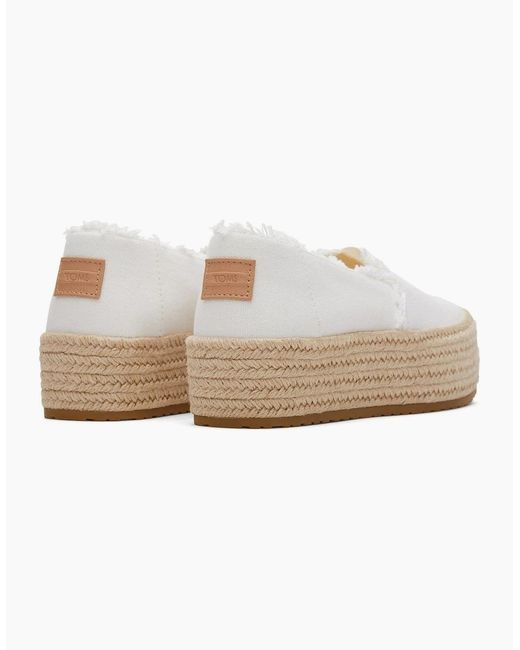 TOMS White Valencia Espadrilles