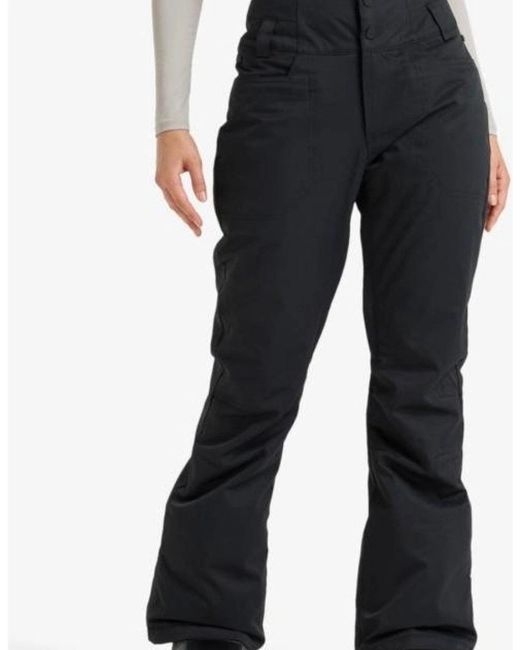 Roxy Black Diversion Tailored Waterproof Snow Pants
