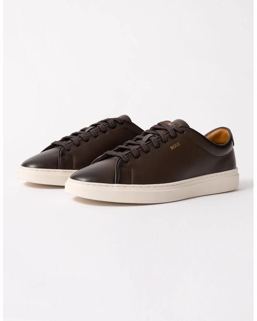 Boss Brown Boss Kieran Cupsole Sneakers for men