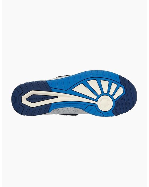 Skechers Blue S-1992 Leather Standard Trainers for men