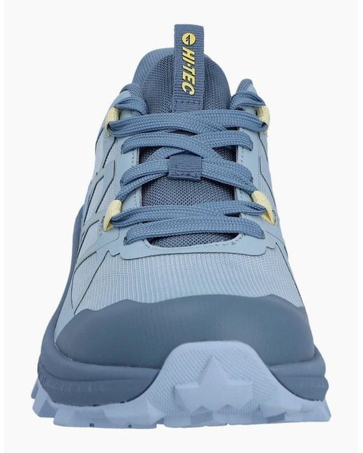 Hi-tec Blue Infuse Low Polyester Fog/Flintstone/Banana Hiking Shoes