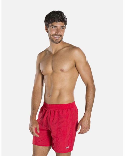 Speedo Red Leisure Swim Shorts for men