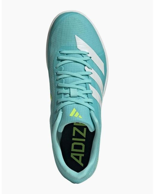 Adidas Blue Adizero Lj Running Lace Up Road Sneakers for men