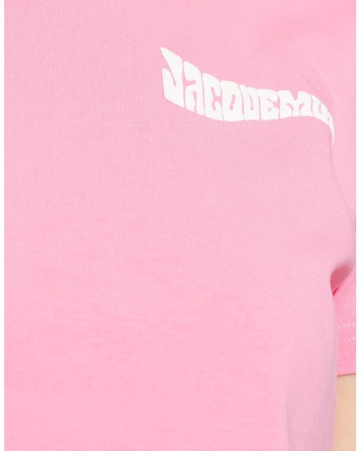 Jacquemus Pink Le T-Shirt Camargue
