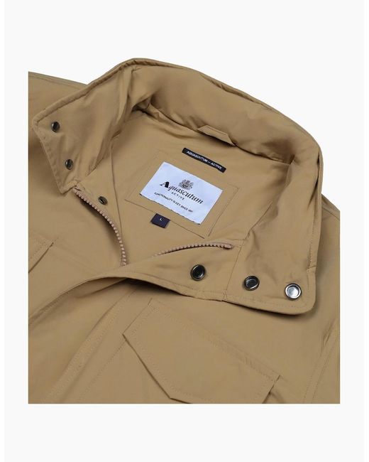 Aquascutum Natural Active Stretch M-65 Khaki Jacket for men
