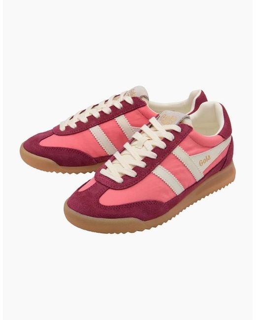 Gola Red Firefly Trainer-Bubblegum/Cerise/Off
