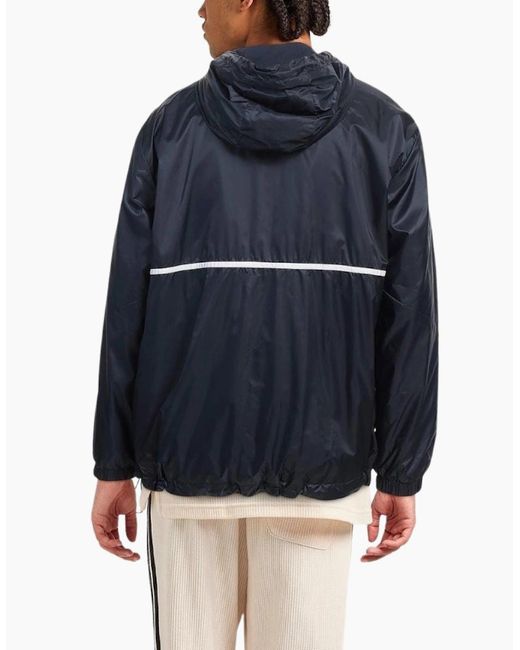 EA7 Blue Hooded Jacket for men
