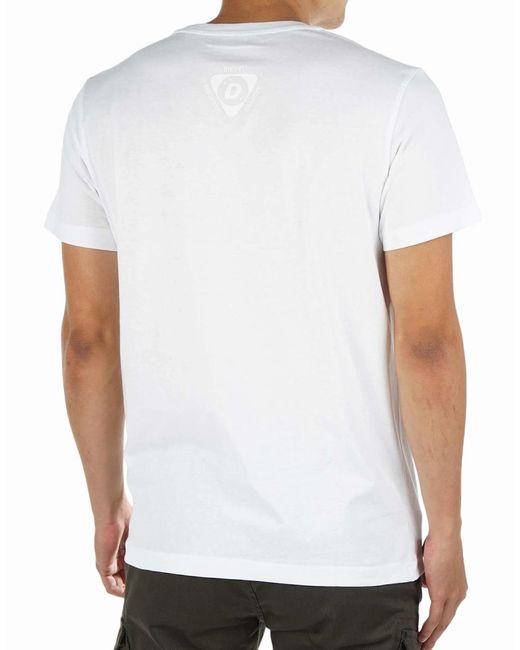DIESEL White T-Diegos-K25 T Shirt for men