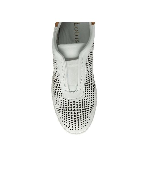Lotus Metallic Lorena Trainers