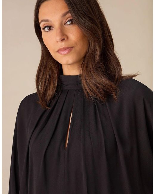 Ro&zo Black Batwing Sleeve Blouse